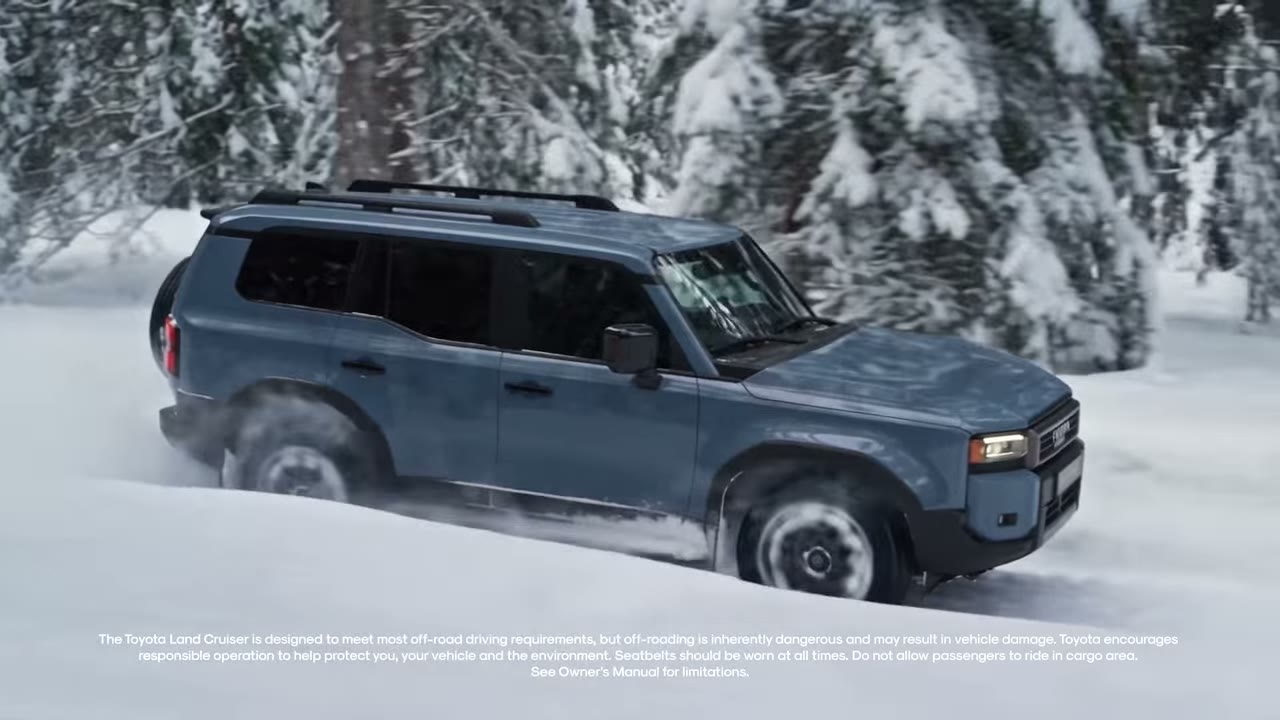 El Land Cruiser en la nieve